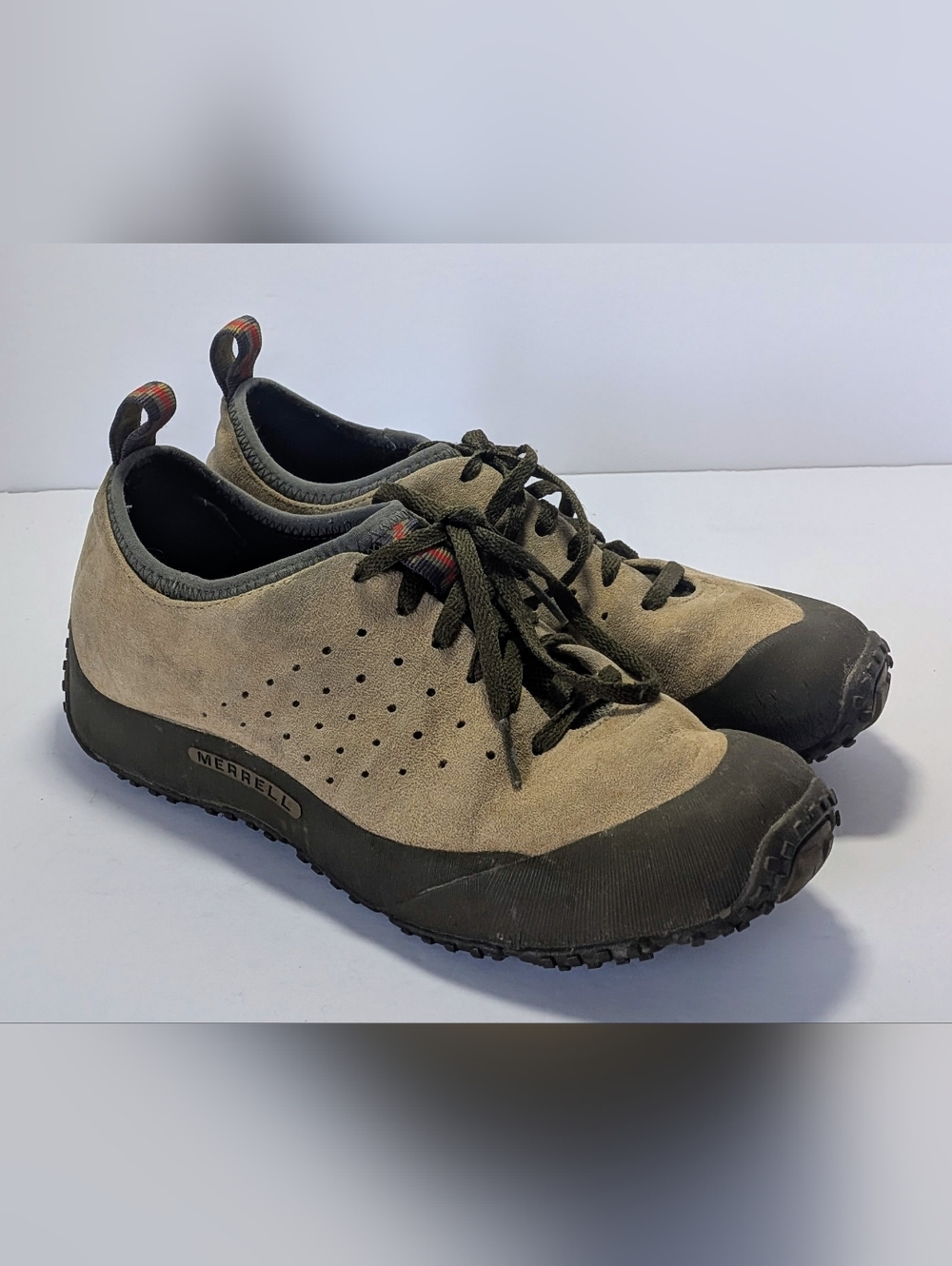 Merrell Improv Lace Women’s Size 9 Tan/Olive Casual Comfort Shoes